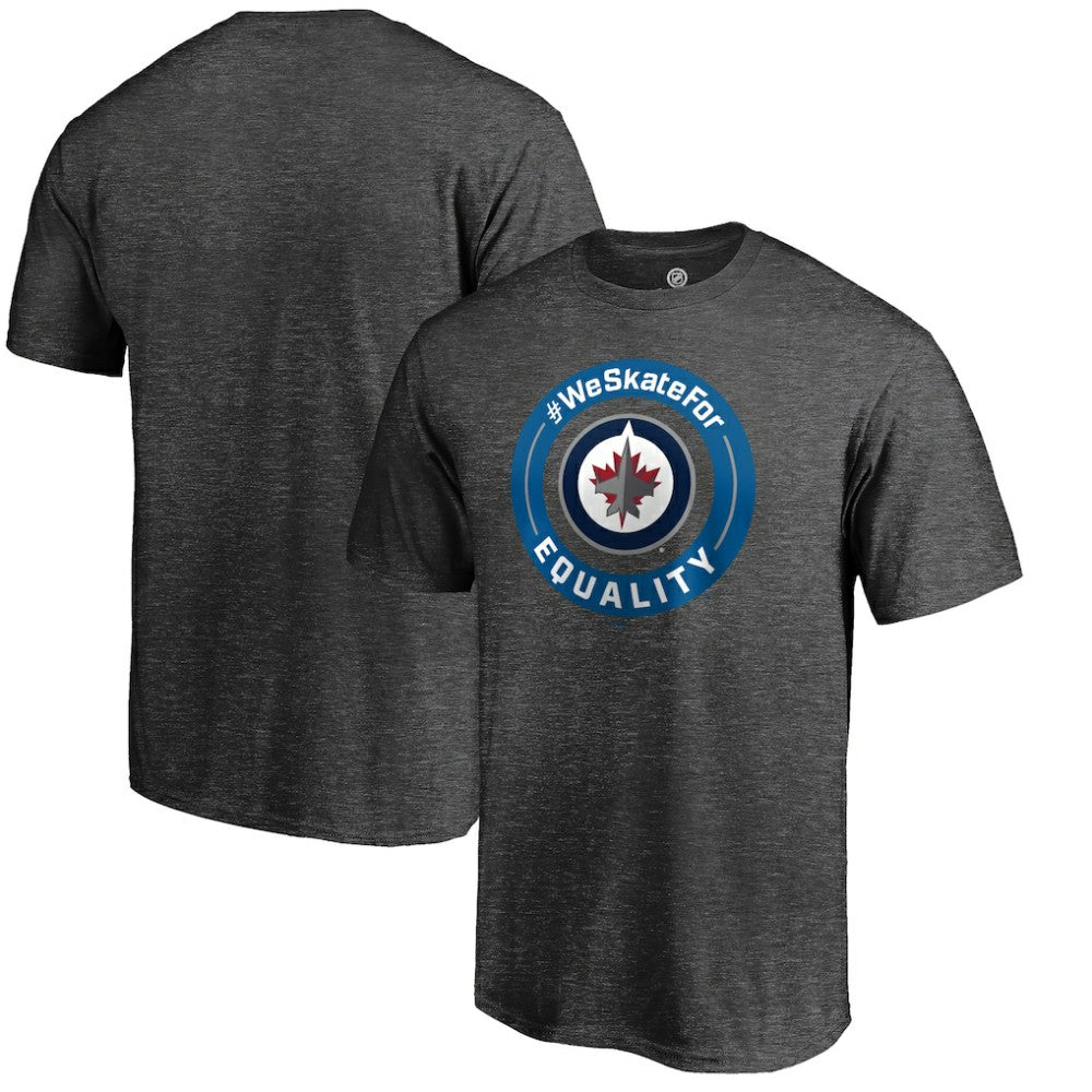 Winnipeg Jets #WeSkateFor T-Shirt - Heather Gray - NHL