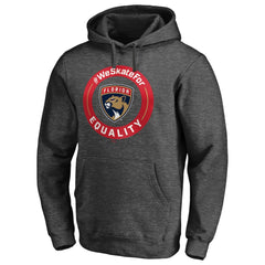 Florida Panthers #WeSkateFor Pullover Hoodie - Heather Gray - NHL