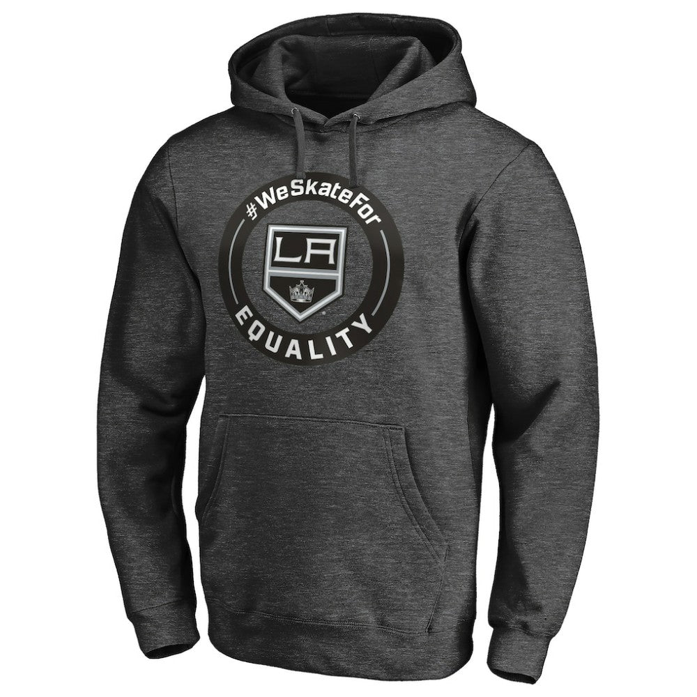 Los Angeles Kings #WeSkateFor Pullover Hoodie - Heather Gray - NHL
