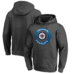 Winnipeg Jets #WeSkateFor Pullover Hoodie - Heather Gray - NHL