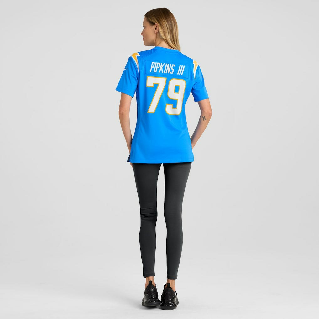 Trey Pipkins III Los Angeles Chargers Women's Game Jersey Powder Blue | Nike for Sale