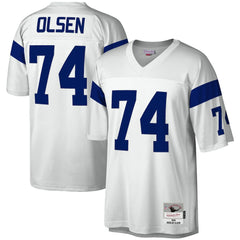 Merlin Olsen Los Angeles Rams Legacy Replica Jersey White | Mitchell & Ness