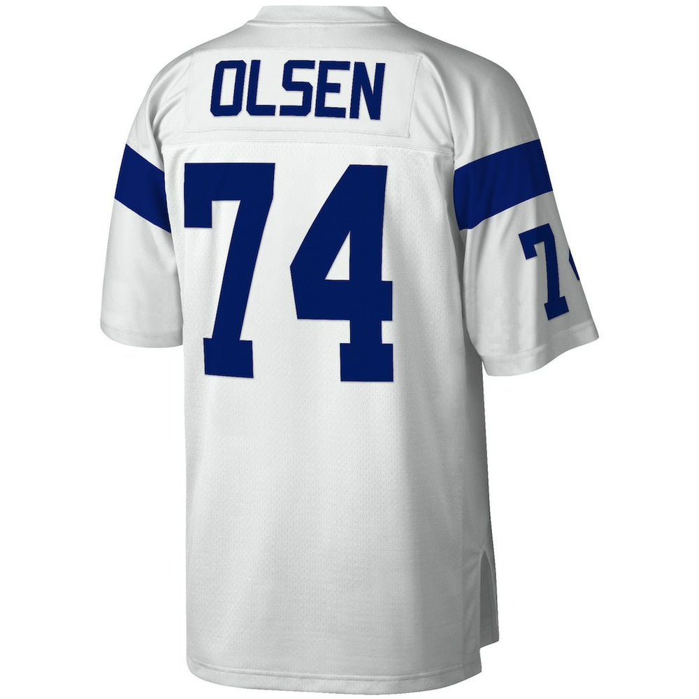 Merlin Olsen Los Angeles Rams Legacy Replica Jersey White | Mitchell & Ness