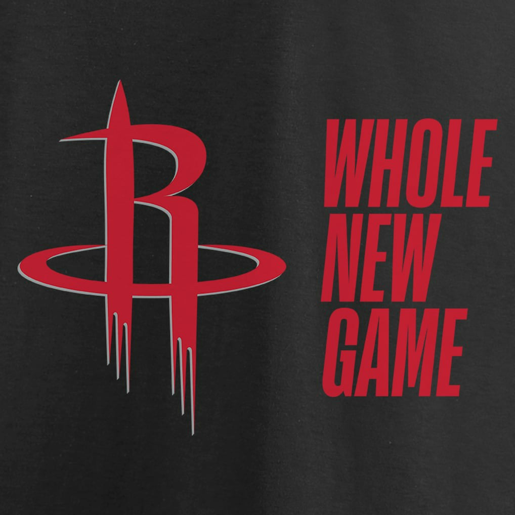 Houston Rockets Whole New Game Team T-Shirt Black - NBA