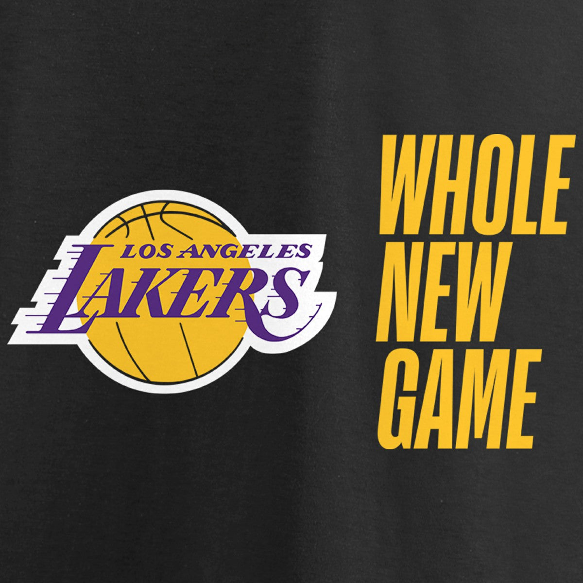 Los Angeles Lakers Whole New Game Team T-Shirt Black - NBA