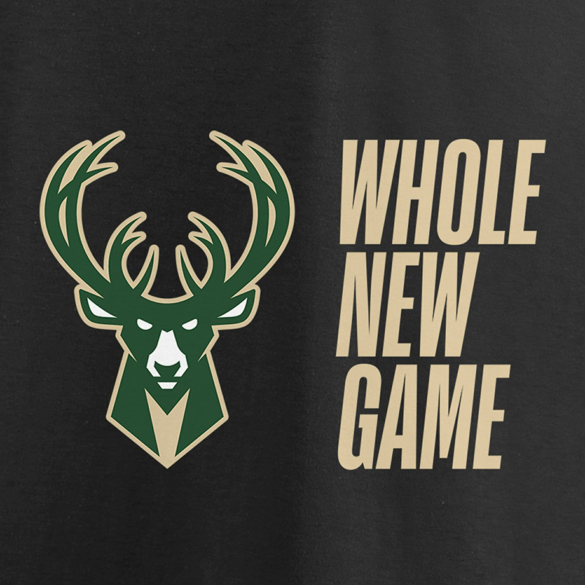 Milwaukee Bucks Whole New Game Team T-Shirt Black - NBA