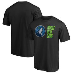 Minnesota Timberwolves Whole New Game Team T-Shirt Black - NBA