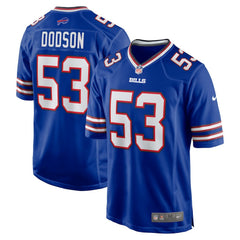 Tyrel Dodson Buffalo Bills Game Player Jersey Royal | Nike for Sale