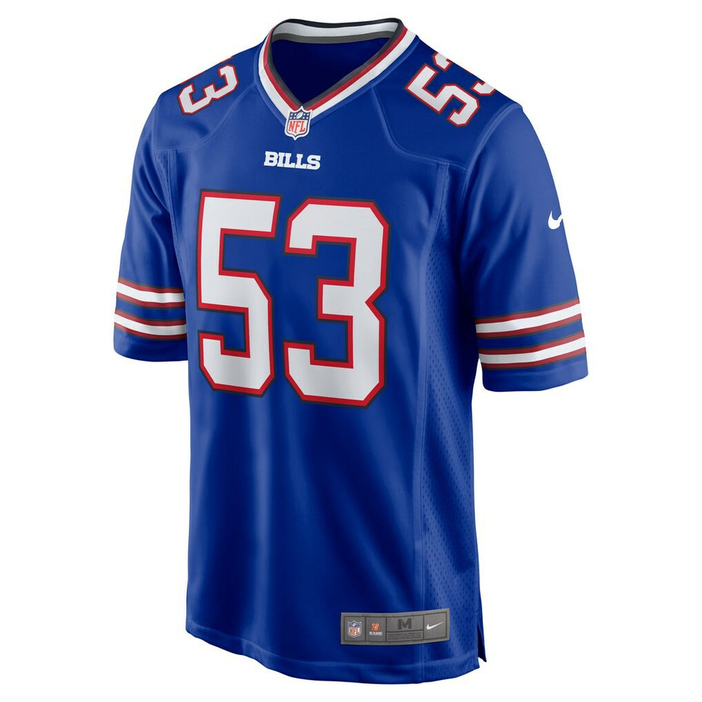 Tyrel Dodson Buffalo Bills Game Player Jersey Royal | Nike for Sale
