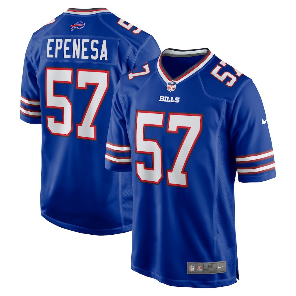 A.J. Epenesa Buffalo Bills Game Player Jersey Royal | Nike for Sale