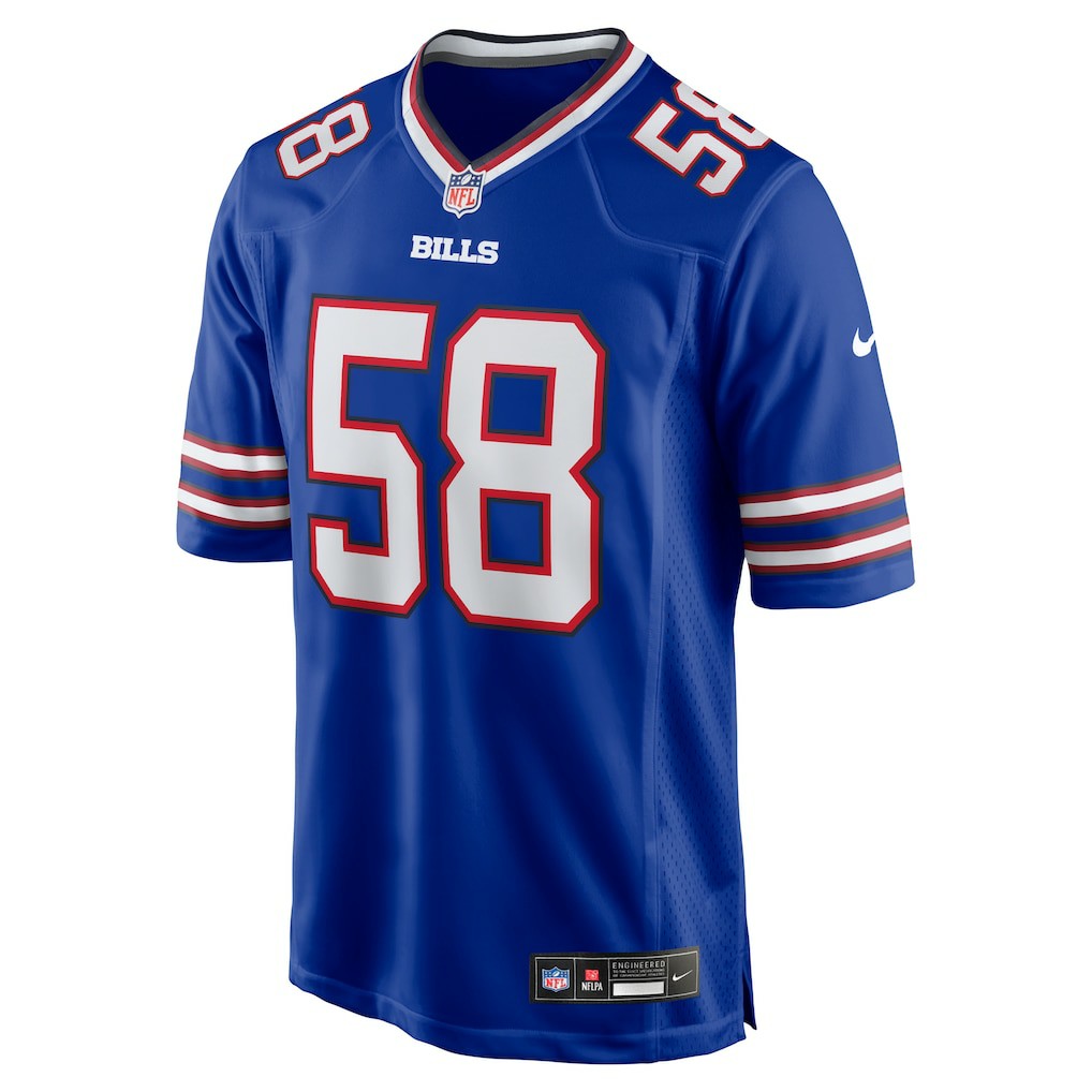 Matt Milano Buffalo Bills Game Player Jersey Royal | Nike for Sale