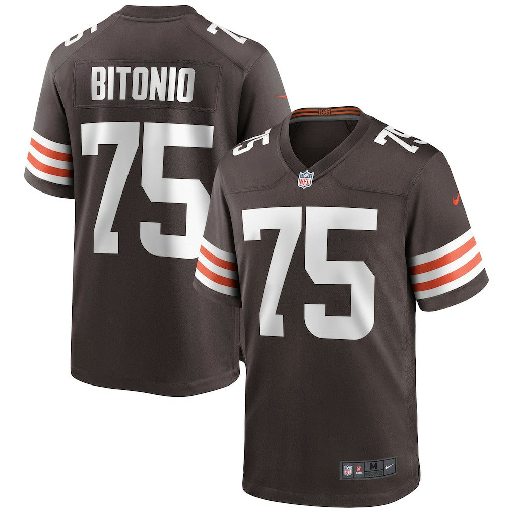 Joel Bitonio Cleveland Browns Game Jersey Brown | Nike for Sale