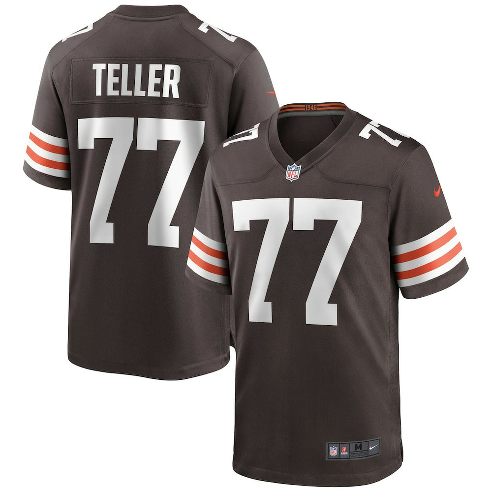 Wyatt Teller Cleveland Browns Game Jersey Brown | Nike for Sale