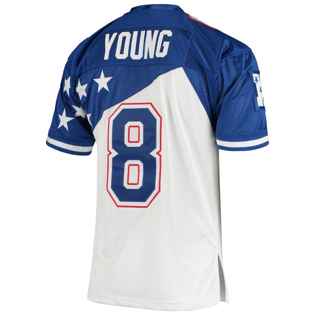 Steve Young NFC 1994 Pro Bowl Authentic Jersey White/Blue | Mitchell & Ness