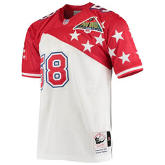 Derrick Thomas AFC 1995 Pro Bowl Authentic Jersey White/Red | Mitchell & Ness