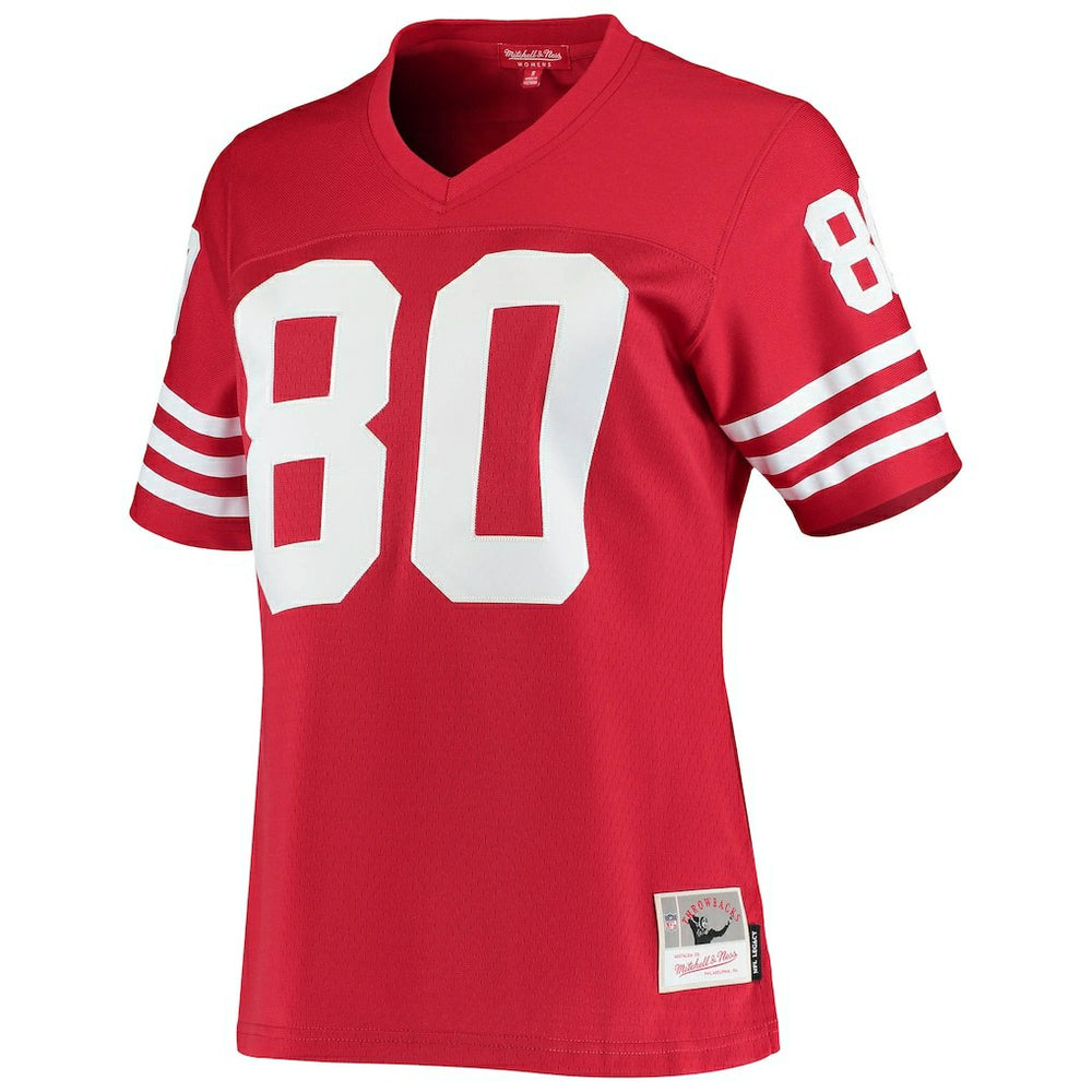 Jerry Rice San Francisco 49ers Women's 1990 Legacy Replica Jersey Scarlet | Mitchell & Ness