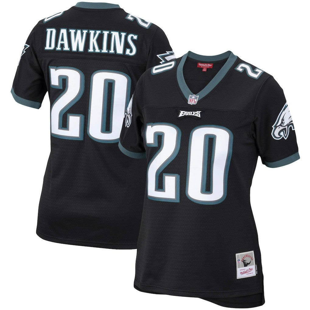 Brian Dawkins Philadelphia Eagles Women's Legacy Replica Team Jersey Black | Mitchell & Ness