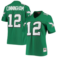 Randall Cunningham Philadelphia Eagles Women's 1990 Legacy Replica Jersey Kelly Green | Mitchell & Ness