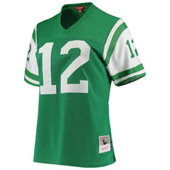 Joe Namath New York Jets Women's 1969 Legacy Replica Jersey Green | Mitchell & Ness