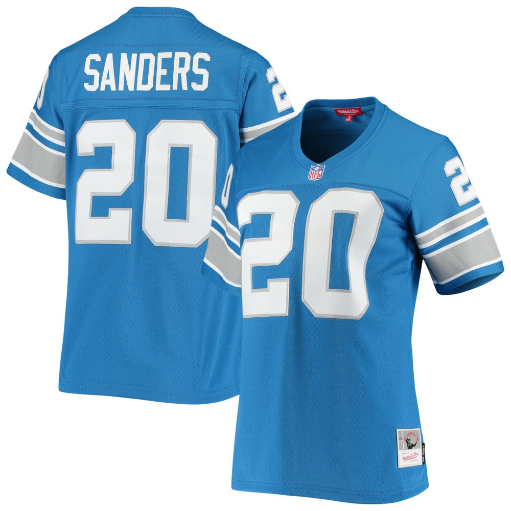 Barry Sanders Detroit Lions Women's 1996 Legacy Replica Jersey Blue | Mitchell & Ness