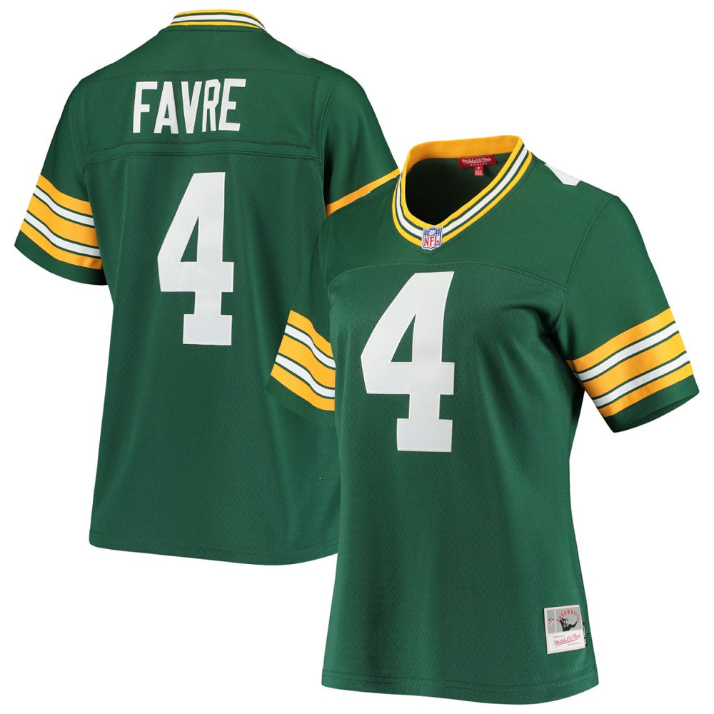 Brett Favre Green Bay Packers Women's 1996 Legacy Replica Player Jersey Green | Mitchell & Ness