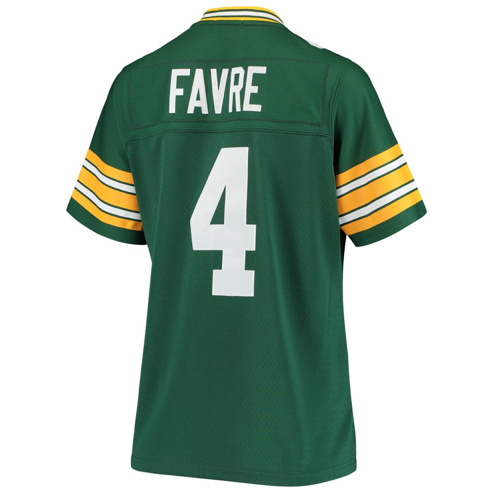 Brett Favre Green Bay Packers Women's 1996 Legacy Replica Player Jersey Green | Mitchell & Ness