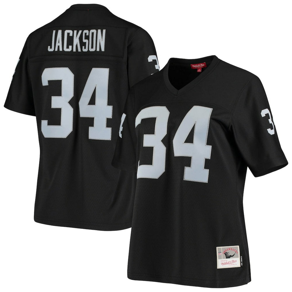 Bo Jackson Las Vegas Raiders Women's 1988 Legacy Replica Jersey Black | Mitchell & Ness