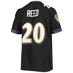 Ed Reed Baltimore Ravens Women's Legacy Replica Team Jersey Black | Mitchell & Ness