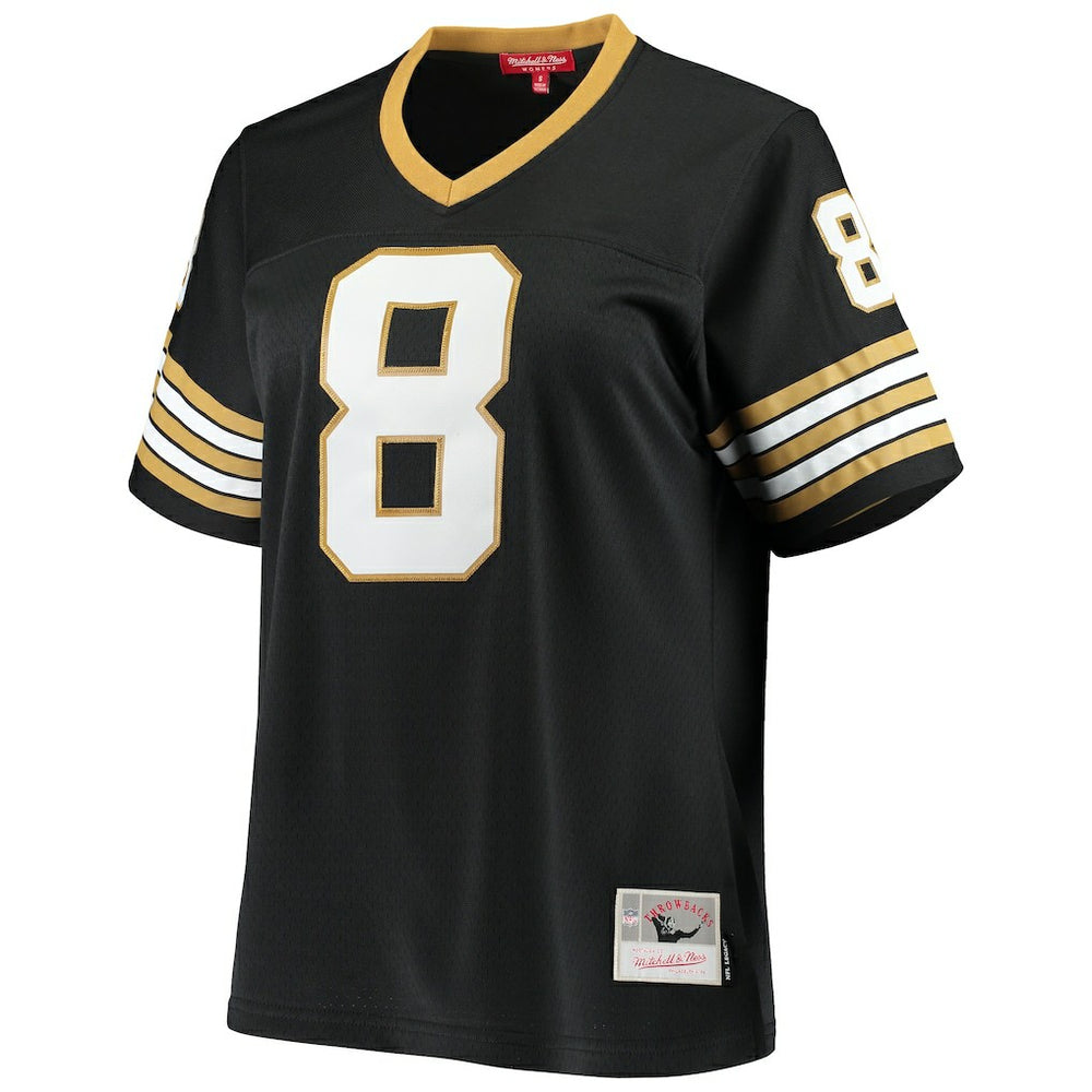 Archie Manning New Orleans Saints Women's 1979 Legacy Replica Jersey Black | Mitchell & Ness