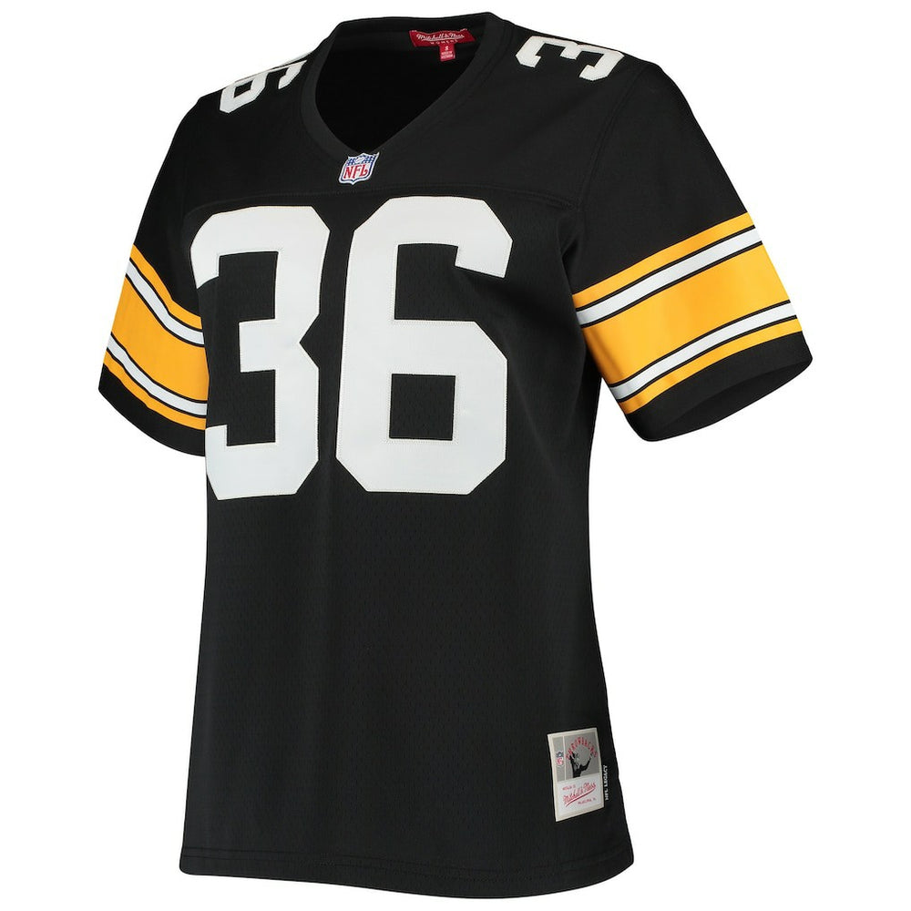 Jerome Bettis Pittsburgh Steelers Women's 1996 Legacy Replica Jersey Black | Mitchell & Ness