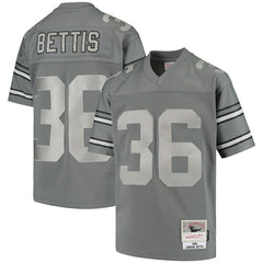 Jerome Bettis Pittsburgh Steelers Youth 1996 Retired Player Metal Replica Jersey Charcoal | Mitchell & Ness