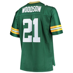Charles Woodson Green Bay Packers Big & Tall 2010 Retired Player Replica Jersey Green | Mitchell & Ness