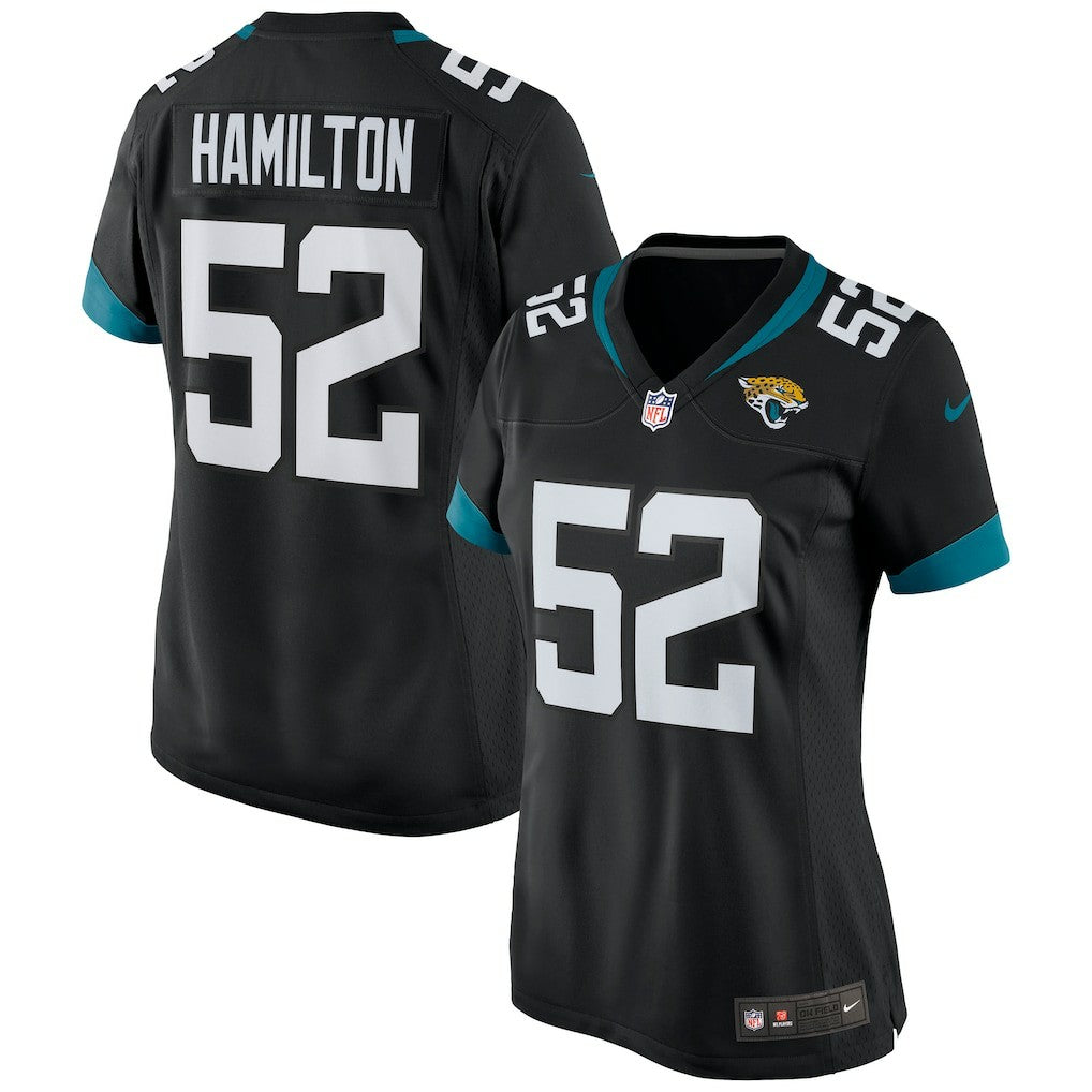 DaVon Hamilton Jacksonville Jaguars Women's Game Jersey Black | Nike for Sale