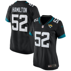 DaVon Hamilton Jacksonville Jaguars Women's Game Jersey Black | Nike for Sale