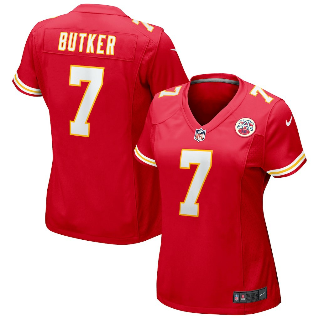 Harrison Butker Kansas City Chiefs Women's Game Jersey Red | Nike for Sale