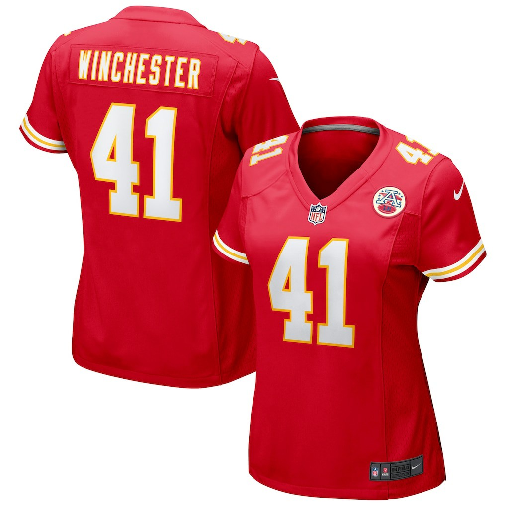 James Winchester Kansas City Chiefs Women's Game Jersey Red | Nike for Sale
