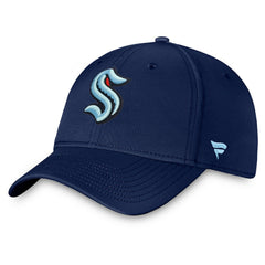 Seattle Kraken Fanatics Core Primary Logo Flex Hat - Navy - NHL