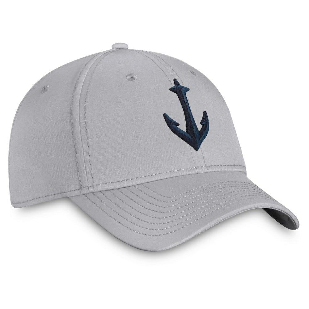 Seattle Kraken Fanatics Secondary Logo Flex Hat - Gray - NHL