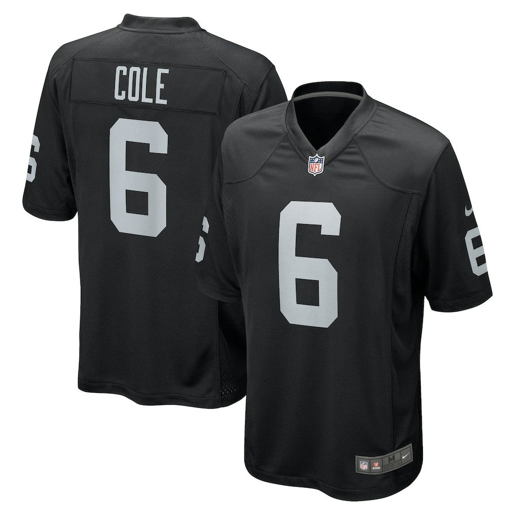 AJ Cole Las Vegas Raiders Game Jersey Black | Nike for Sale