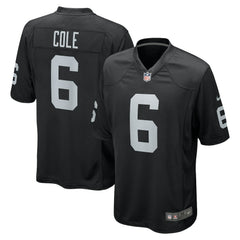AJ Cole Las Vegas Raiders Game Jersey Black | Nike for Sale