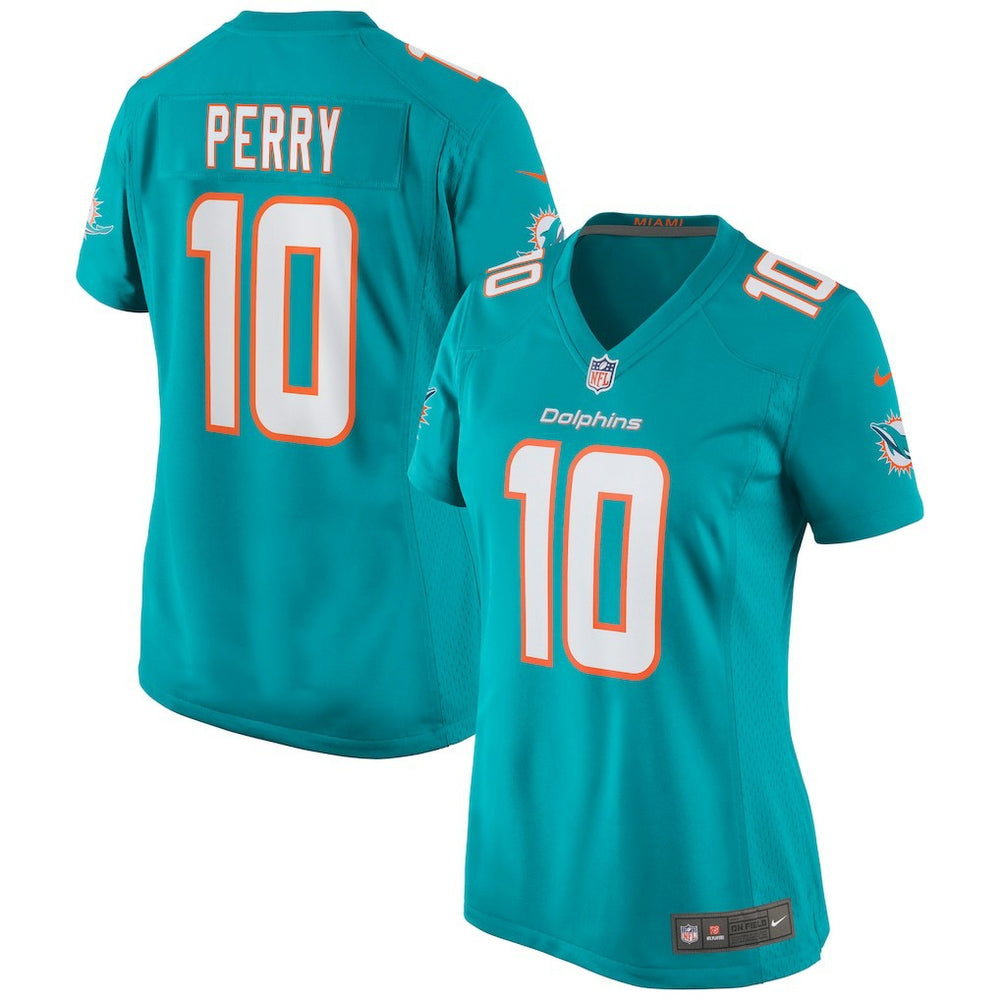 Malcolm Perry Miami Dolphins Women's Game Jersey Aqua | Nike for Sale