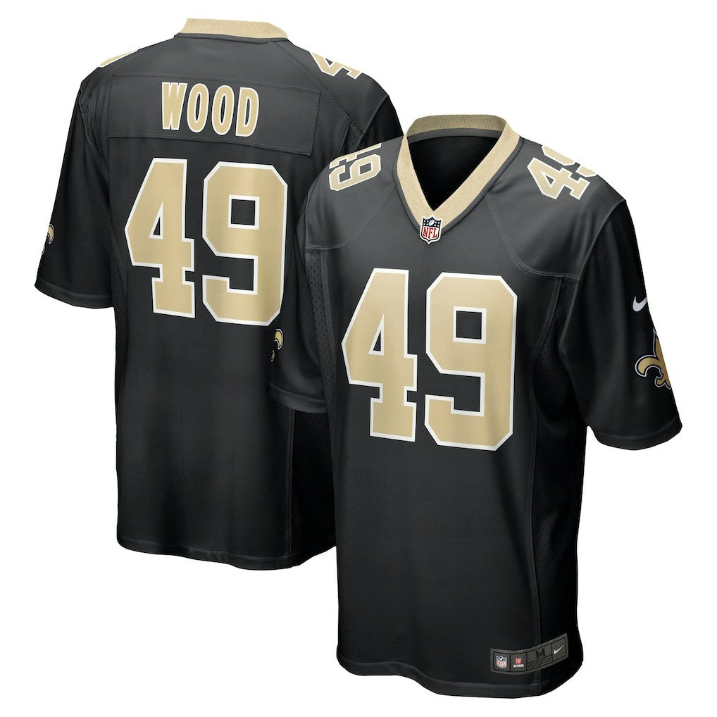 Zach Wood New Orleans Saints Game Jersey Black | Nike for Sale