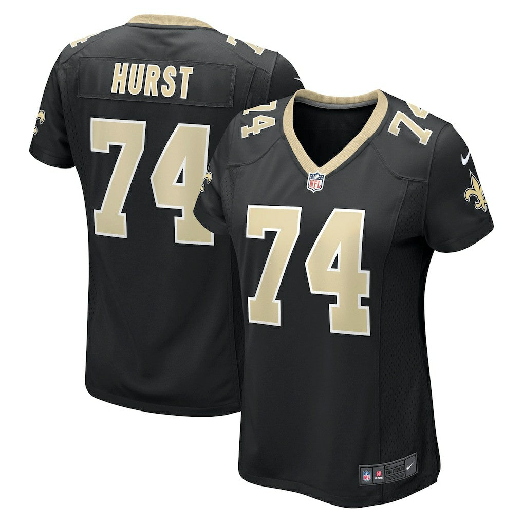 James Hurst New Orleans Saints Women's Game Jersey Black | Nike for Sale