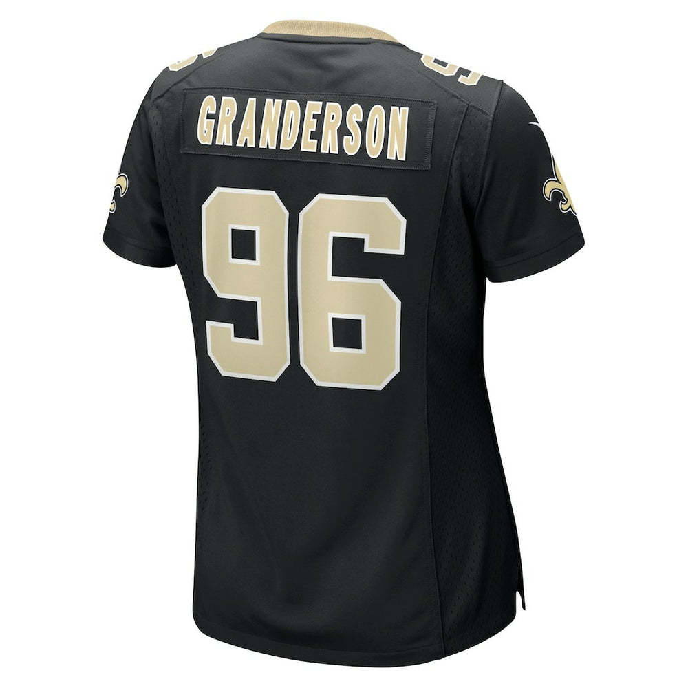Carl Granderson New Orleans Saints Women's Game Jersey Black | Nike for Sale