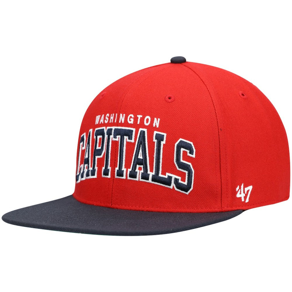 Washington Capitals '47 Captain Snapback Hat - Red - NHL