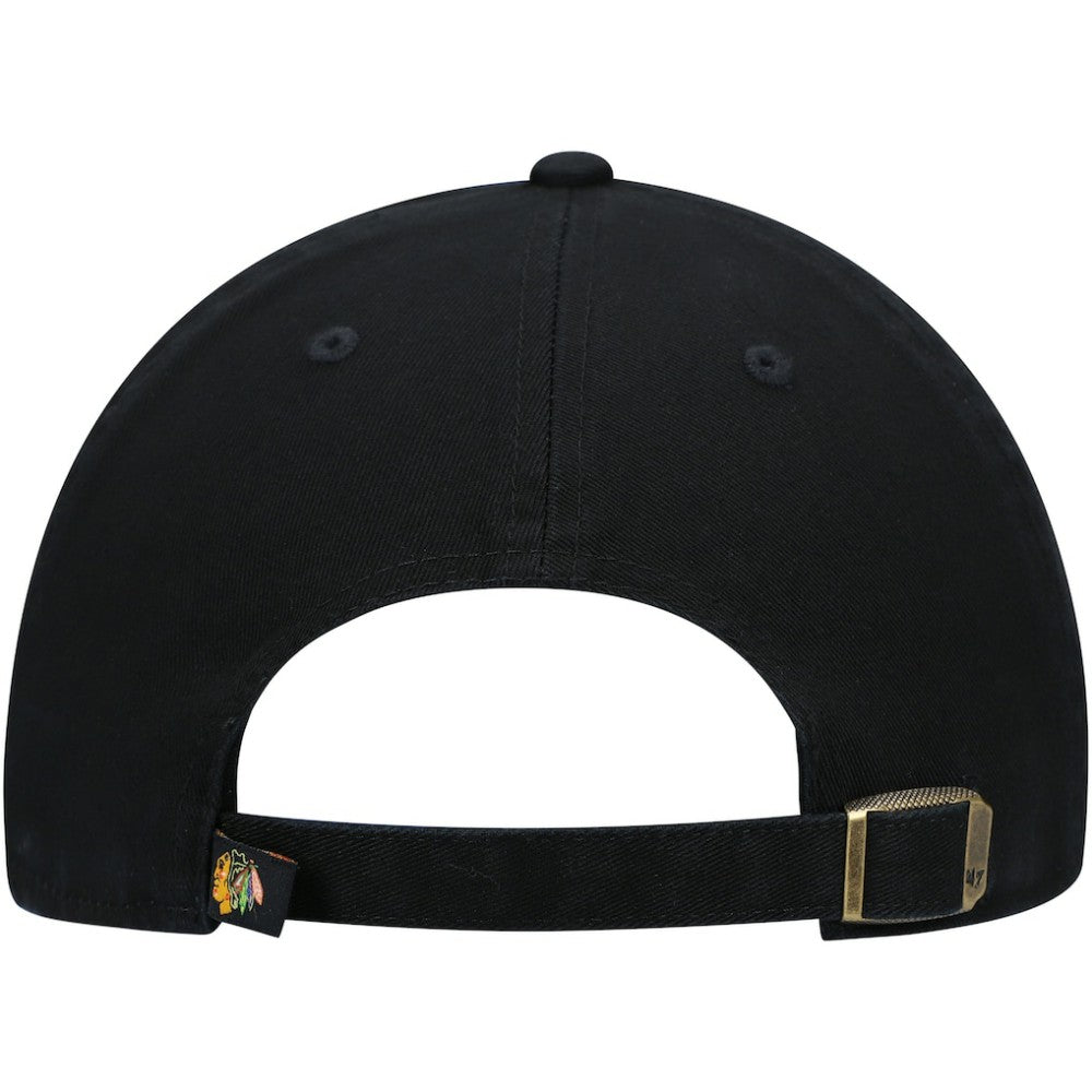 Chicago Blackhawks '47 Team Clean Up Adjustable Hat - Black - NHL