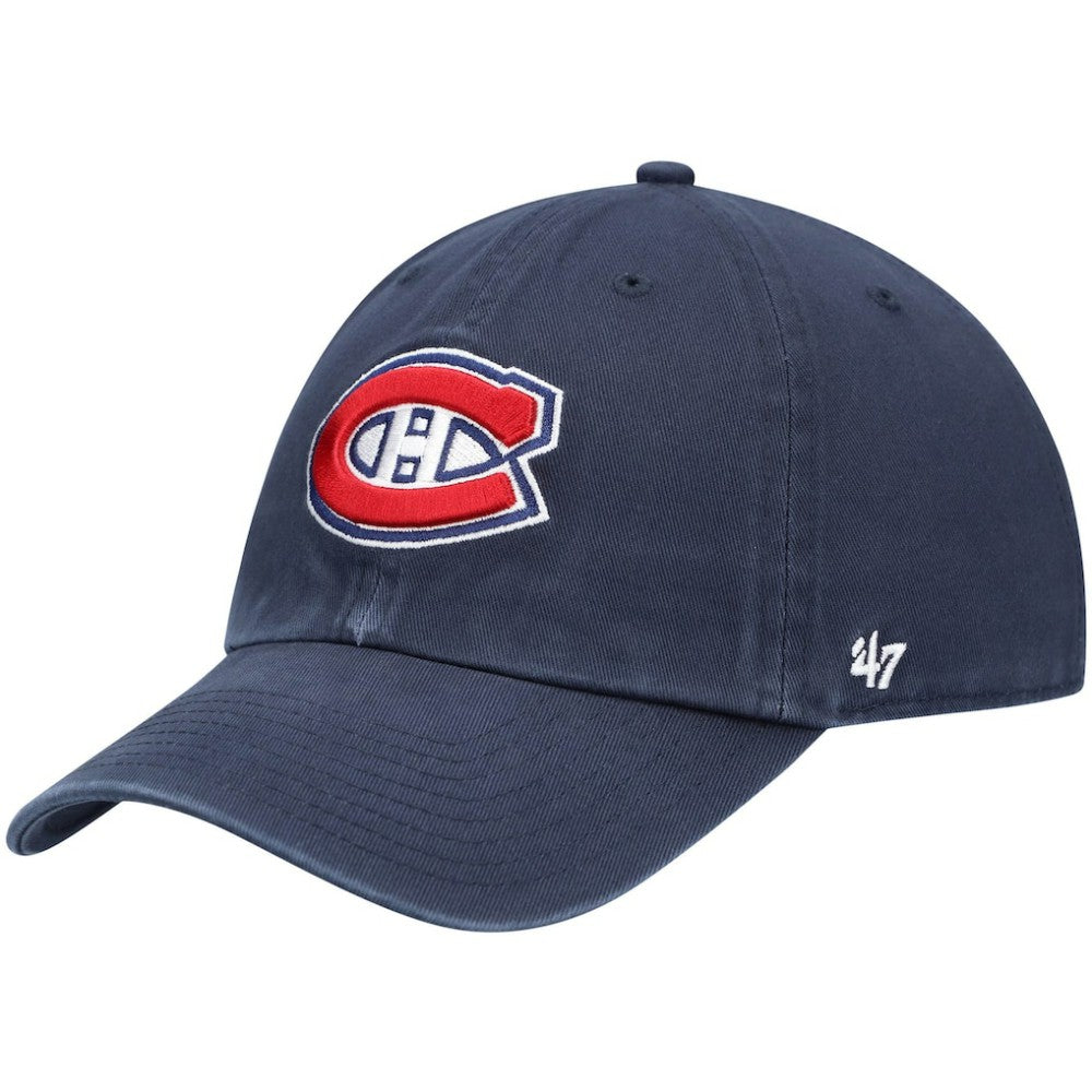 Montreal Canadiens '47 Team Clean Up Adjustable Hat - Navy - NHL