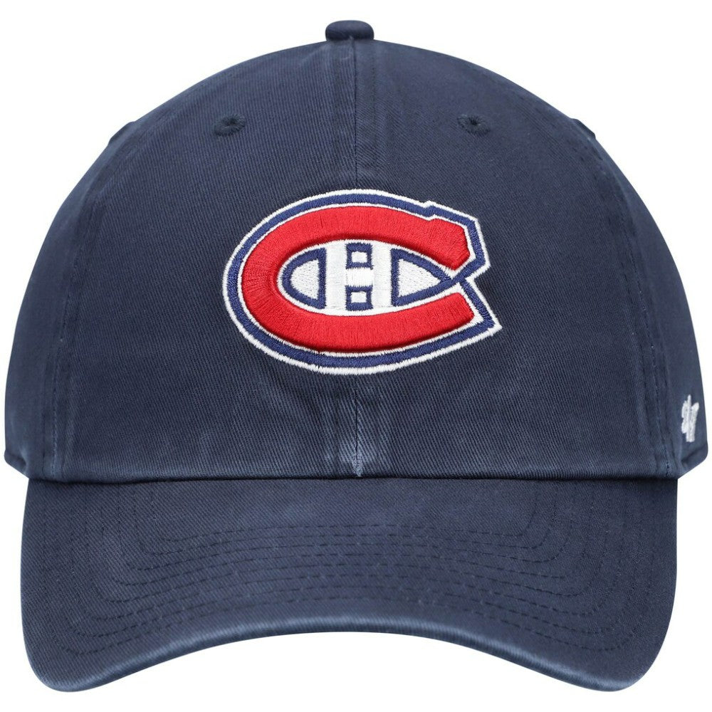 Montreal Canadiens '47 Team Clean Up Adjustable Hat - Navy - NHL