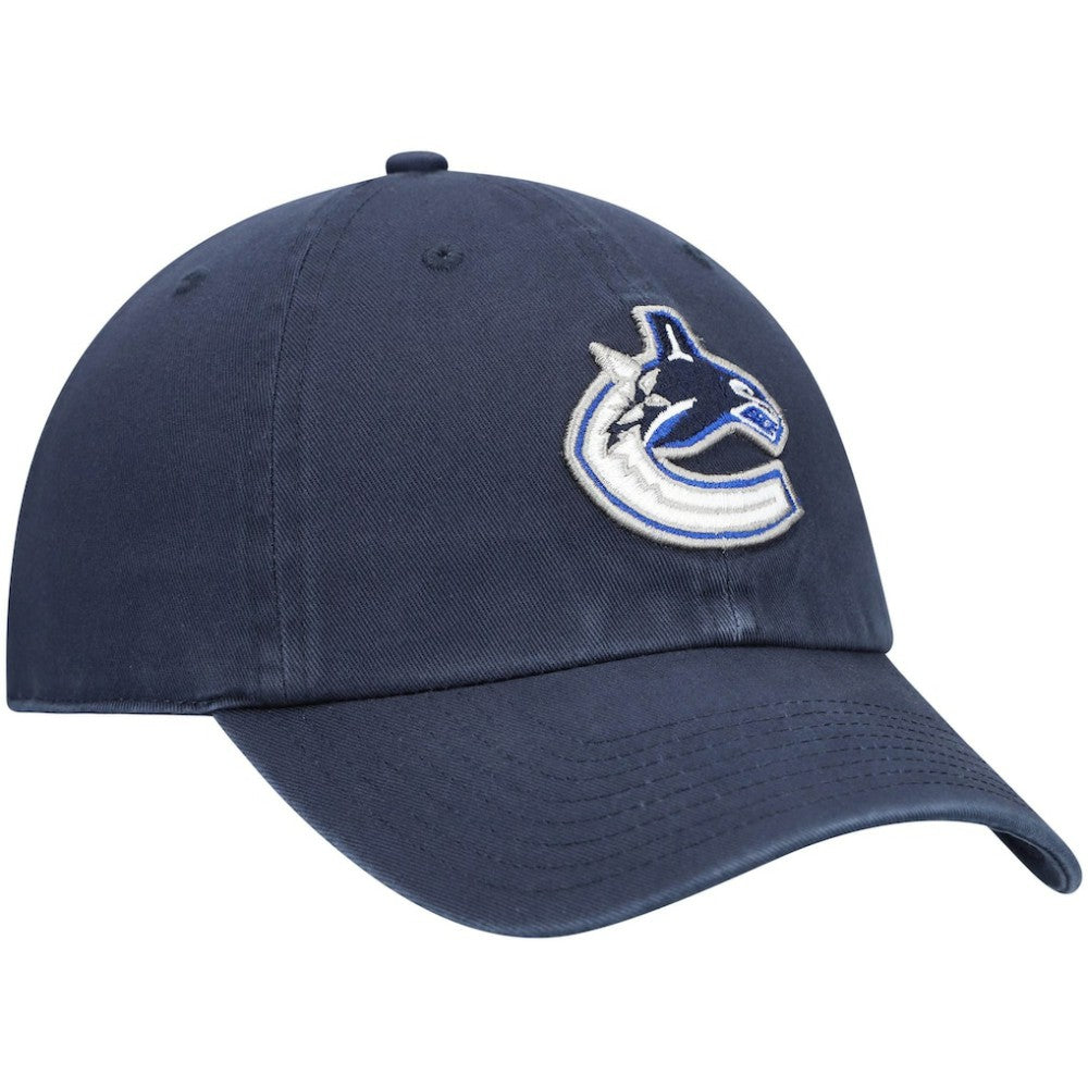Vancouver Canucks '47 Team Clean Up Adjustable Hat - Navy - NHL