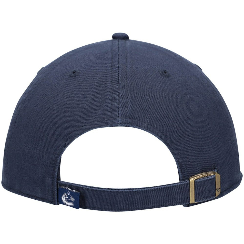 Vancouver Canucks '47 Team Clean Up Adjustable Hat - Navy - NHL